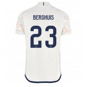 Lacne Muži Futbalové dres Ajax Steven Berghuis #23 2023-24 Krátky Rukáv - Preč